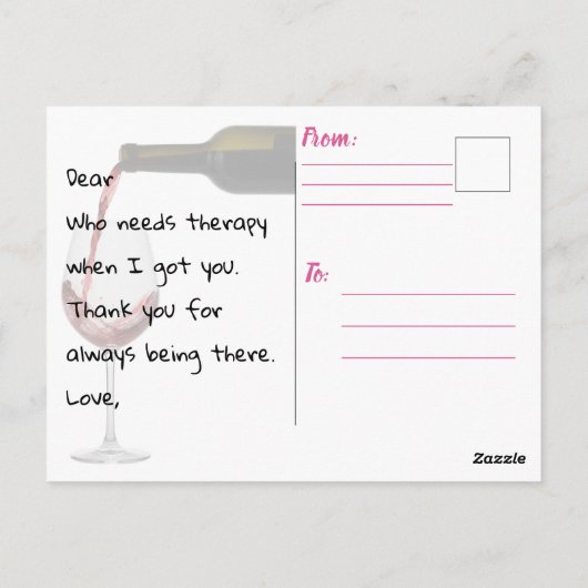 Postcard Briefkaart (Achterkant)