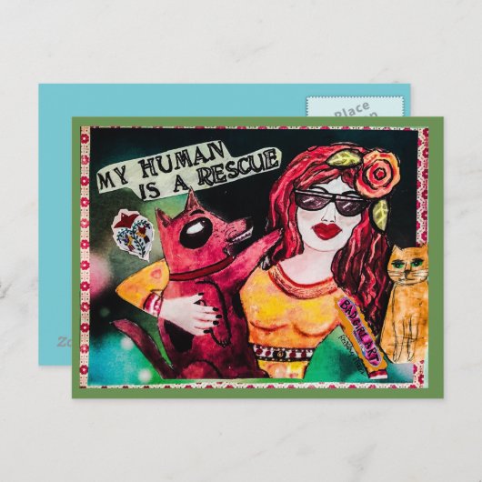 Postcard Briefkaart (Voorkant / Achterkant)