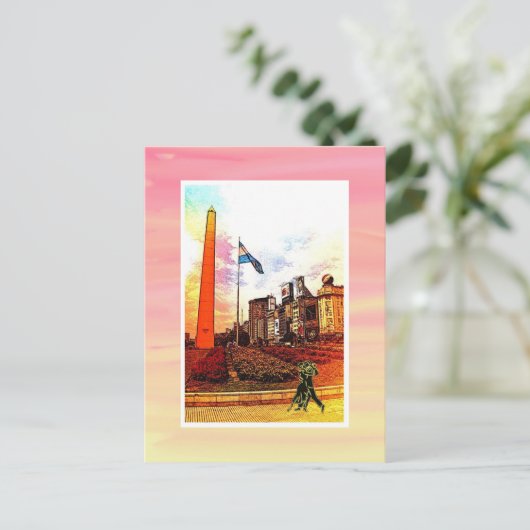 Postcard Buenos Aires Argentina Briefkaart (Staand voorkant)