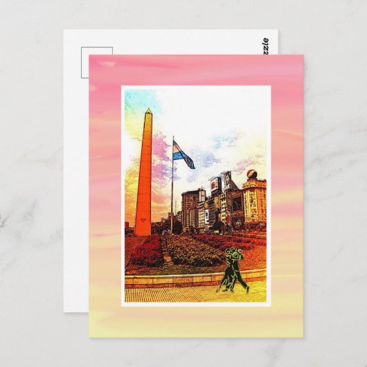 Postcard Buenos Aires Argentina Briefkaart (Voorkant / Achterkant)