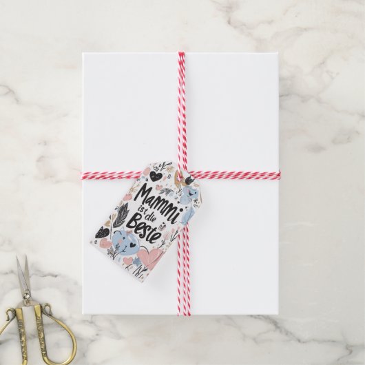 Postcard Cadeaulabel (Met Touw)