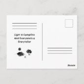 Postcard Camping Briefkaart (Achterkant)