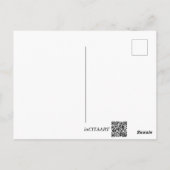 Postcard - Cat with Coffee Briefkaart (Achterkant)