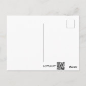 Postcard - Cat with Coffee Briefkaart (Achterkant)