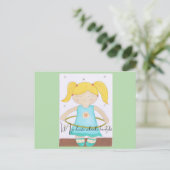 Postcard Child playing with a hula hoop Briefkaart (Staand voorkant)