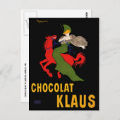 Postcard: Chocolat Klaus - Leonetto Cappiello Briefkaart (Voorkant / Achterkant)
