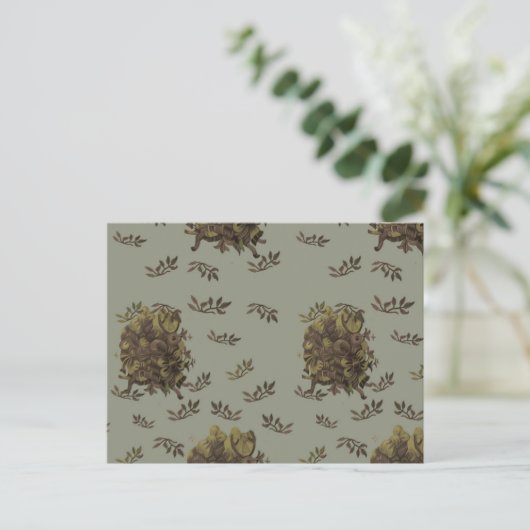 Postcard Ciervo con moños Briefkaart (Staand voorkant)