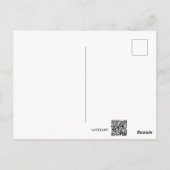 Postcard - Cute Cat in Glass Briefkaart (Achterkant)