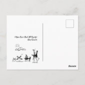 Postcard Don Quixote 4.25" x 5.6" Briefkaart (Achterkant)