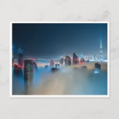 Postcard - Dubai Skyline on Misty Dusk Briefkaart (Voorkant)