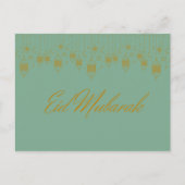 Postcard "Eid Mubarak" Briefkaart (Voorkant)