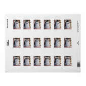 Postcard Etiket (Full Sheet)