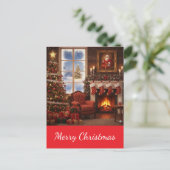 Postcard Feestdagenkaart (Staand voorkant)