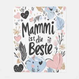 Postcard Fleece Deken