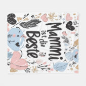 Postcard Fleece Deken (Voorkant (Horizontaal))