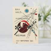 Postcard for the Bauhaus Exhibition by Kandinsky Bedankkaart (Staand voorkant)