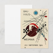 Postcard for the Bauhaus Exhibition by Kandinsky Bedankkaart (Voorkant / Achterkant)