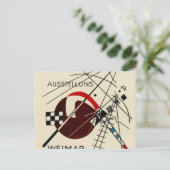 Postcard for the Bauhaus Exhibition by Kandinsky Briefkaart (Staand voorkant)