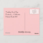 Postcard GET YOUR KICKS ON ROUTE 66 Retro Style Briefkaart (Achterkant)