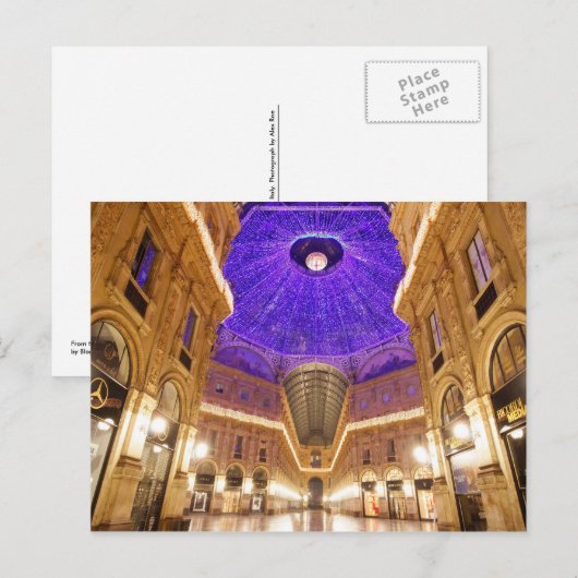 Postcard: Golden Milan Briefkaart (Voorkant / Achterkant)