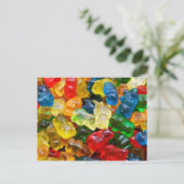 postcard, gummy bears briefkaart (Staand voorkant)
