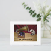 Postcard - His Master's Voice Briefkaart (Staand voorkant)