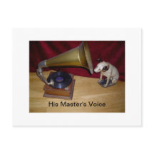 Postcard - His Master's Voice