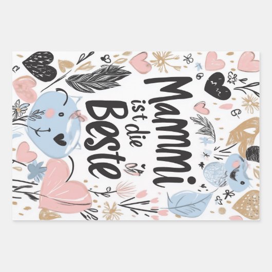 Postcard Inpakpapier Vel (Voorkant 2)