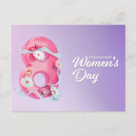 postcard international women's day 8 briefkaart