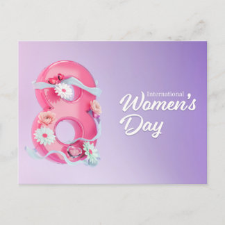 postcard international women's day 8 briefkaart
