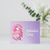 postcard international women's day 8 briefkaart (Staand voorkant)