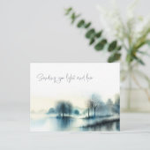 Postcard "Light and love" Briefkaart (Staand voorkant)