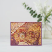 Postcard Love and Peace "Earth-Design" Briefkaart (Staand voorkant)