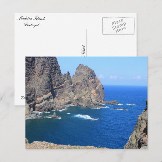 Postcard - Madeira Coastline Briefkaart (Voorkant / Achterkant)