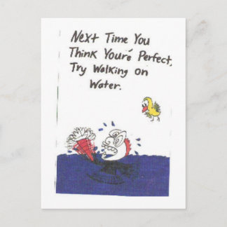 Postcard met animatie of funny church signs briefkaart