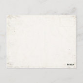 Postcard met Distressed Chicago Flag Print Briefkaart (Achterkant)