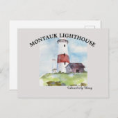 Postcard Montauk Lighthouse Briefkaart (Voorkant / Achterkant)