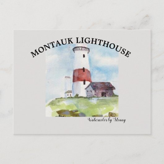 Postcard Montauk Lighthouse Briefkaart (Voorkant)