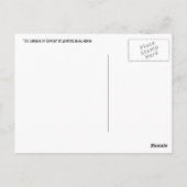 Postcard: Mucha - Language of Flowers Briefkaart (Achterkant)