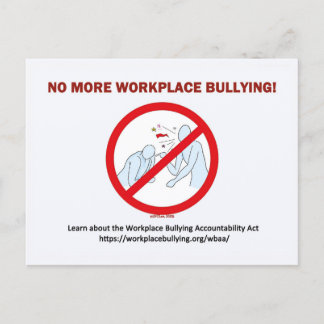 Postcard-NoMore Workplace Bullying Briefkaart