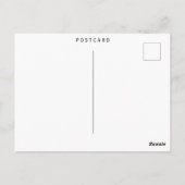 Postcard of a seal stuck in the snow briefkaart (Achterkant)