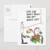 Postcard of fuinny church sayings, animated briefkaart (Voorkant / Achterkant)