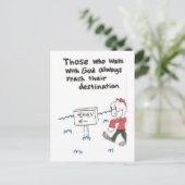 Postcard of funny church sayings, animated briefkaart (Staand voorkant)