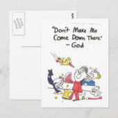 Postcard of funny church sayings, animated briefkaart (Voorkant / Achterkant)