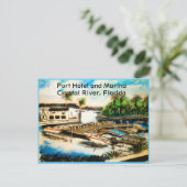 Postcard of Port Hotel Crystal River, Fl Briefkaart (Staand voorkant)