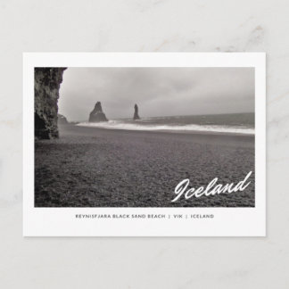 Postcard of Reynisfjara Black Sand Beach, Iceland Briefkaart