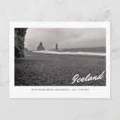 Postcard of Reynisfjara Black Sand Beach, Iceland Briefkaart (Voorkant)