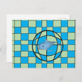 Postcard - Optical Illusion and Whale Briefkaart (Voorkant / Achterkant)