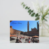 Postcard: Piazza del Campo, Siena, Italië Briefkaart (Staand voorkant)