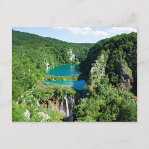 Postcard Plitvice Lakes Nationaal Park, Croatia Briefkaart